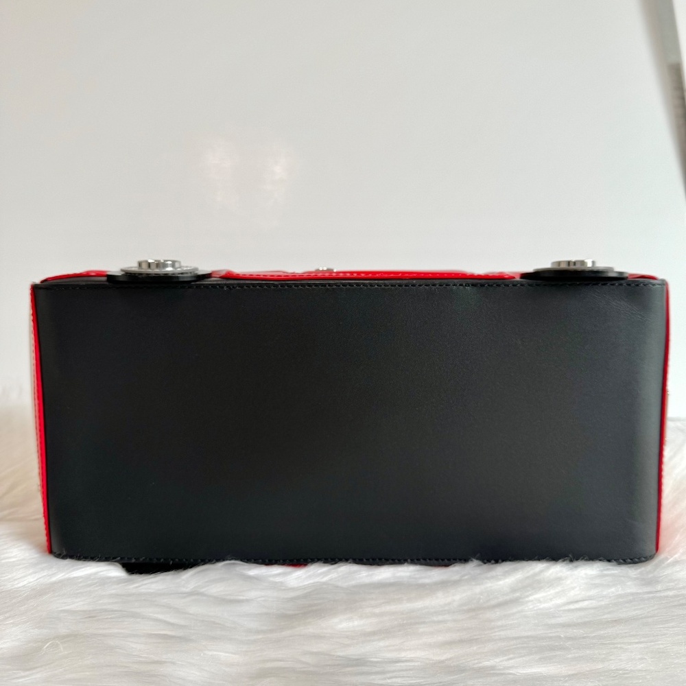 Kate Spade Rose Colored Glasses Red Car Novelty Bag / Leather Red Car Purse - Picture 13 of 16